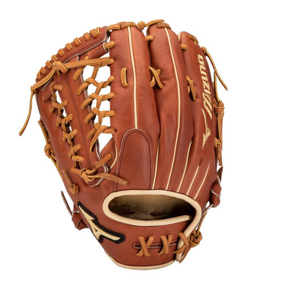 Mizuno Men's Pro Select Outfield Baseball Glove 12.75" - Deep Pocket Brown (312564-UGF)